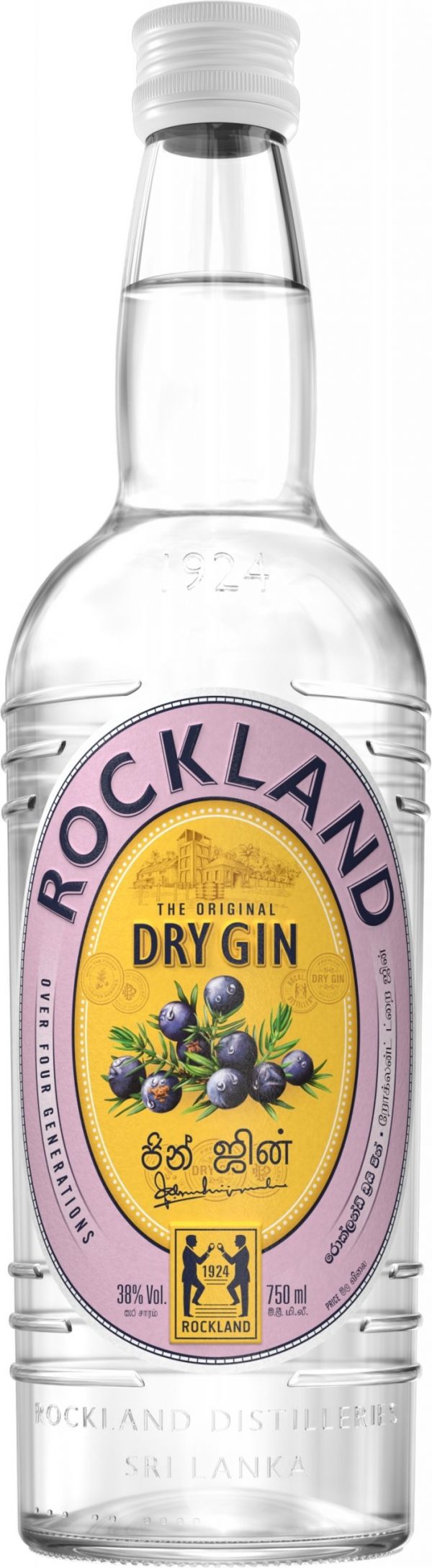 ROCKLAND DRY GIN 750ML Gin Shop Online at Wineworld.lk