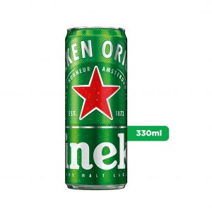 Heineken Premium Lager 330ml Sleek Can-0