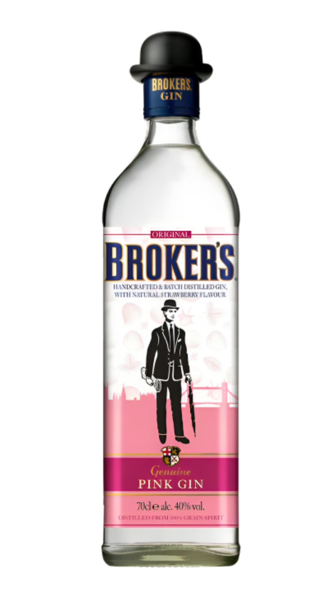 Buy Premium 750ml Brokers Pink Gin - A World of Flavour at Your Fingertips!